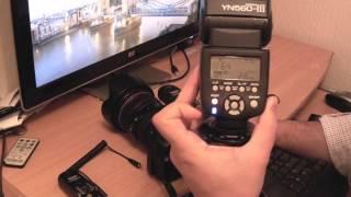 How to Setup YUNGNUO RF-603C with YN560 - III camera flush