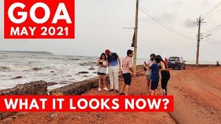 Goa - May 2021 | What it look's like NOW! | Goa Vlog | Reis Magos Fort | Beach |