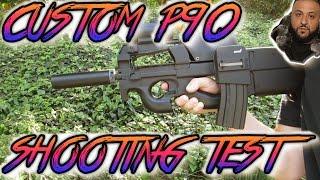 CUSTOM P90 SHOOTING TEST: Chrono/Accuracy/Damage Test!