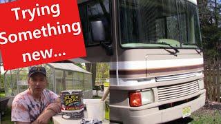 Motorhome Roof Coating with Flex-Seal Liquid Rubber Sealant