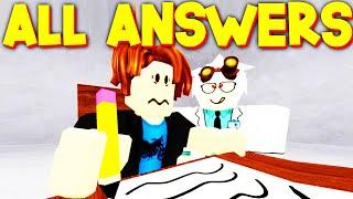 IQ TEST ALL ANSWERS! ROBLOX