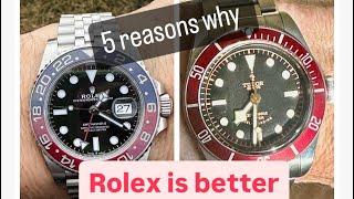 5 Reasons why Rolex is better than Tudor