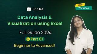 Master Data Analysis & Visualization Using Excel (Part-1) | Pivot Tables, Charts, Power Query