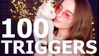 ASMR 100 TRIGGERS IN 8 MINUTES /100 ТРИГГЕРОВ ЗА 8 МИНУТ АСМР