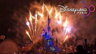 Disney Illuminations Night Time Spectacular FULL SHOW at Disneyland Paris (March 2022) [4K]