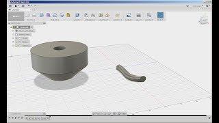 Fusion 360: Sweep and Revolve Tools