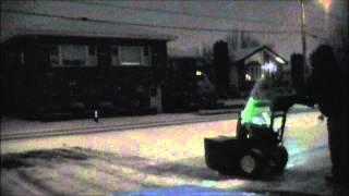 John deere 1330se at night