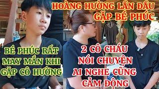 HOÀNG HƯỜNG LẦN ĐẦU GẶP BÉ PHÚC Ở LÀNG NỦ, NHÌN 2 CÔ CHÁU NÓI CHUYỆN, AI CŨNG MUỐN KHÓC