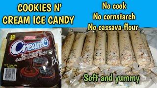 Cookies and Cream Ice Candy/soft creamy/yummy/no cassava flour/no cornstarch