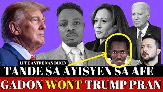 MOVEZ NOUVEL YON MOUN KI TE ANTRE NAN BIDEN FE GWO DEGA ETAZINI,ZELENSKY BLAZE  TRUMP DEVAN LEMOND