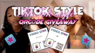 Video star paid qrcode giveaway *TikTok Style* ⭐️