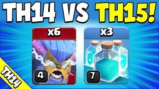 Best TH14 vs TH15 Attack Strategy for 3 STARS! Best TH14 Attack Strategy (Clash of Clans)