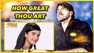 Angelina Jordan singing How Great Thou Art Wishing you all Happy New Year | REACTION by Zeus