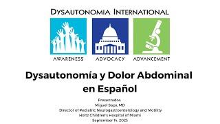 Dysautonomia y Dolor Abdominal en Español