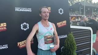 Drew Hunter After Winning Portland Track Fest 5000m In 13:14.95, Shares Updates On Tinman Elite