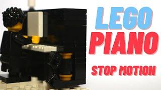 Lego Man plays Coffin Dance on a Piano | Lego Stop Motion