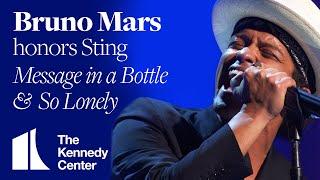 Bruno Mars - "So Lonely," "Message In a Bottle" (Sting Tribute) | 2014 Kennedy Center Honors