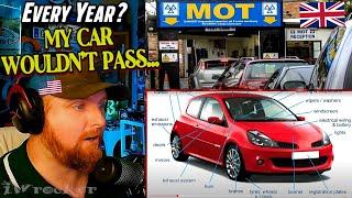 American Learns about MOT Tests/Annual UK Vehicle Inspections Explained