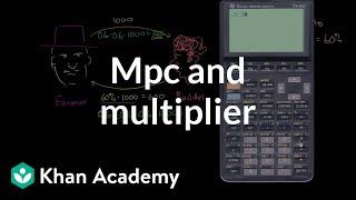 MPC and multiplier | Macroeconomics | Khan Academy