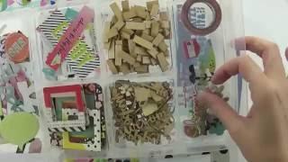 Scrapbooking  - Sorting my May 2016 Hip Kits