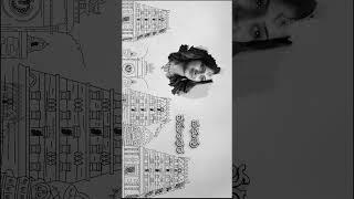 Traditional Black and White theme Wedding Invitation in Davinci Resolve