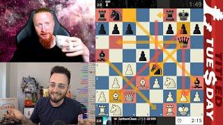 CRAZY Chess! IM GothamChess vs GM Simon Williams