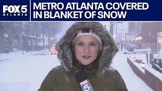 Heavy snowfall hits metro Atlanta | FOX 5 News