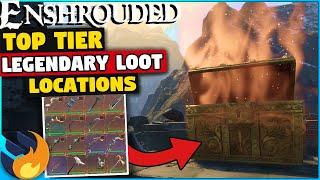 10 LEGENDARY LOOT Locations - Level 40 Golden Chest Spots In Enshrouded |