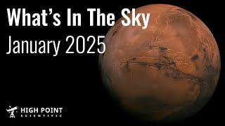 What's in the Sky this Month | January 2025 | High Point Scientific