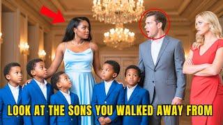 Lawyer Abandoned Wife for Senator’s Daughter — She Faced Him at Gala with Quintuplet Sons