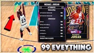 99 IN EVERY STAT GOAT GALAXY OPAL MICHAEL JORDAN!! *65 HOF BADGES* - BEST CARD In NBA 2k20 MyTEAM??