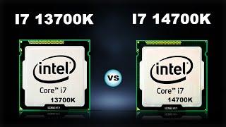 Intel Core i7 13700K vs i7 14700K CPU comparison | Test in Games