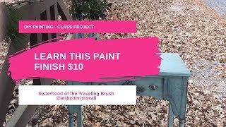 Learn This Paint Finish $10