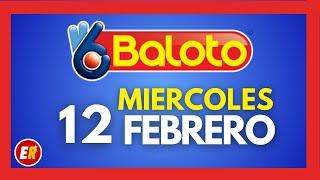 Resultado BALOTO REVANCHA del MIERCOLES 12 de febrero 2025DESCRIPCION