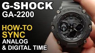 Gshock GA-2200 - Adjustig watch hands - Module 5674