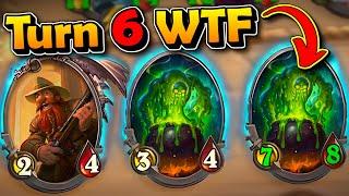 INSANE Turn 6 Highroll Destroys the Lobby! | Hearthstone Battlegrounds