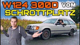 KLASSIKER vom SCHROTTPLATZ gerettet! - Mercedes Benz W124 300D T-Modell | WT-GARAGE