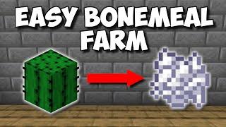 (1.17+) EASIEST Way To Get BONEMEAL In Minecraft!!! - Auto Bonemeal Farm