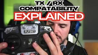 Which FlySky Receivers and Transmitters work together? TX RX Compatibility Explained (actually easy)