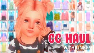 kids & toddler CC HAUL  MAXIS MATCH + ALPHA (over 900 items with LINKS!) | The Sims 4