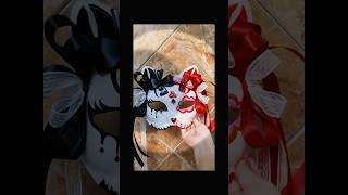 The Mask , Black and Red Collide #cosplay #mask #handwork #shorts #art #diy #anime
