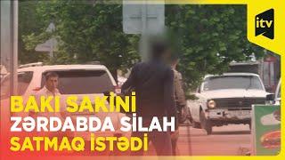 Zərdabda silah-sursat satmaq istəyən Bakı sakini saxlanıldı