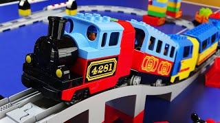 Lego Duplo train  I played with many toy locomotives!