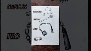 How to Draw a Weapon #shorts #drawing #art #nizarviews