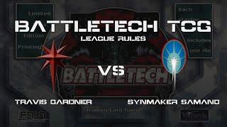 BattleTech TCG Online Play | Travis Gardner's Invading Clans vs Synmaker Samano's Com Guard