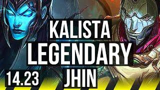 KALISTA & Bard vs JHIN & Nautilus (ADC) | Legendary | KR Master | 14.23