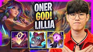 ONER IS A GOD WITH LILLIA! - T1 Oner Plays Lillia JUNGLE vs Zed! | Season 2025