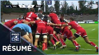 PRO D2 Saison 2024-2025 J02 - Résumé Valence Romans - US Dax