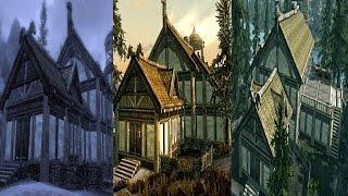 Skyrim Hearthfire DLC - All 3 Houses Build Guide (Morthal, Dawnstar, Falkreath)