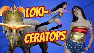 LOKICERATOPS: LOKI from MARVEL is now a DINOSAUR!